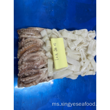 Cincin Squid Frozen dan tentakel Illex Coindetii